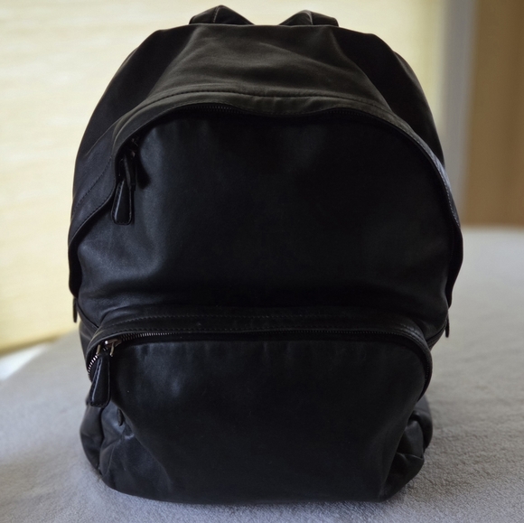 Prada Handbags - Prada Calfskin Leather Backpack Black